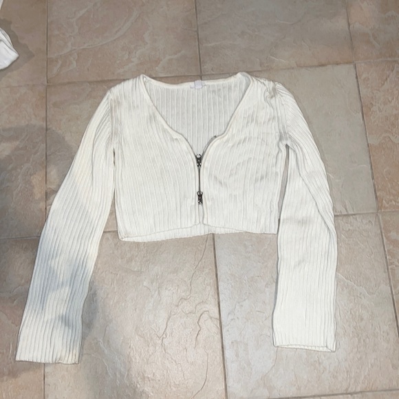 Garage Sweaters - GARAGE XS cropped sweater